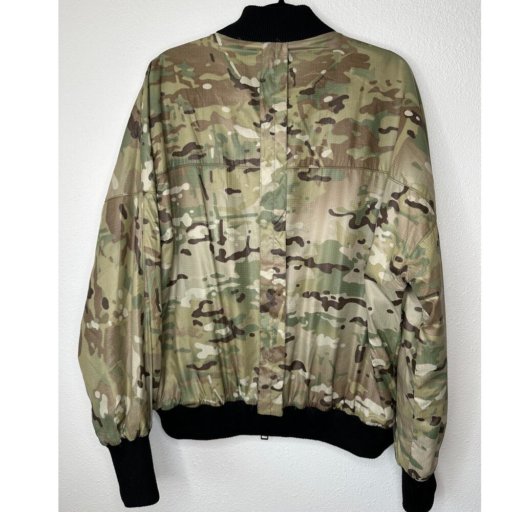Daniel Patrick Olive Camo Front Split Zip Satin L… - image 6